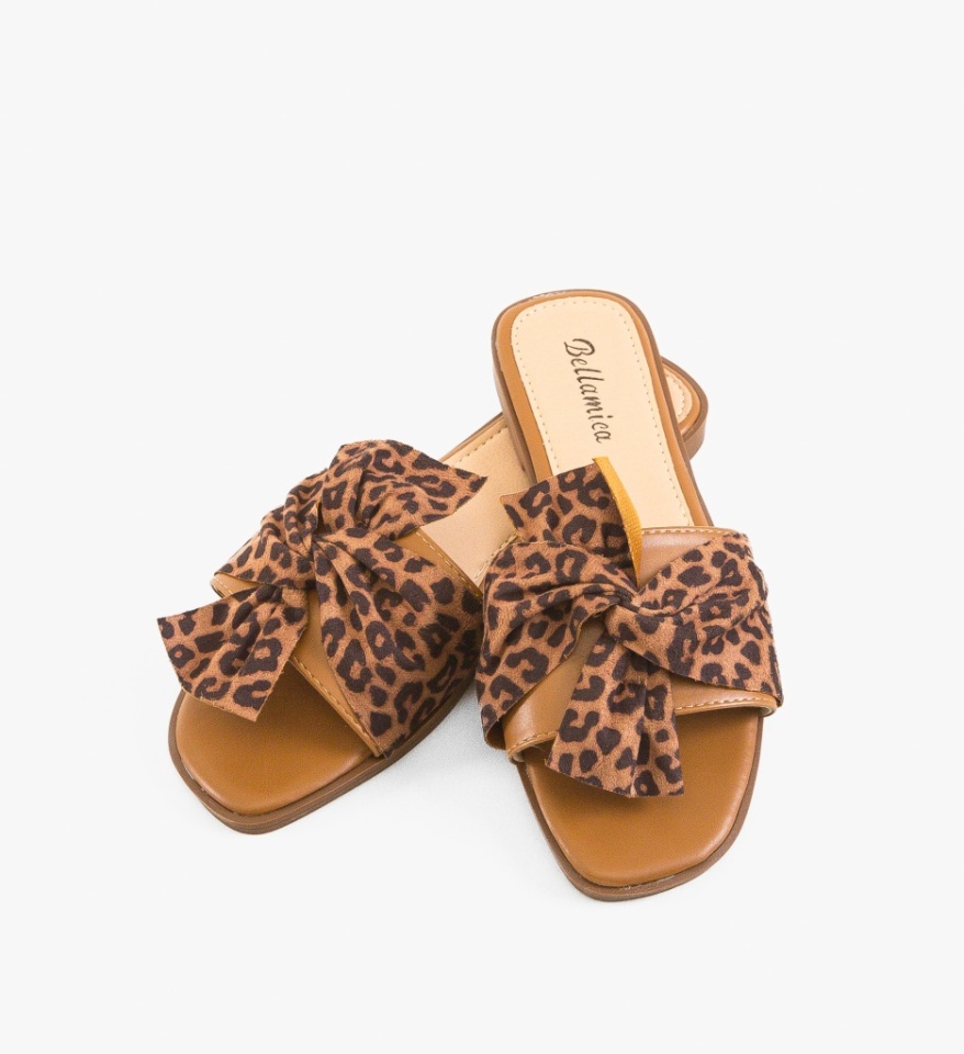 Papuci dama Floyd Animal Print - Img 2