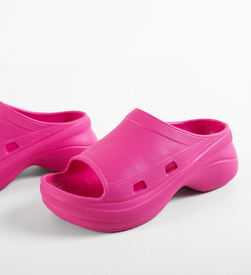 Papuci dama Kayla Fuchsia - Img 3