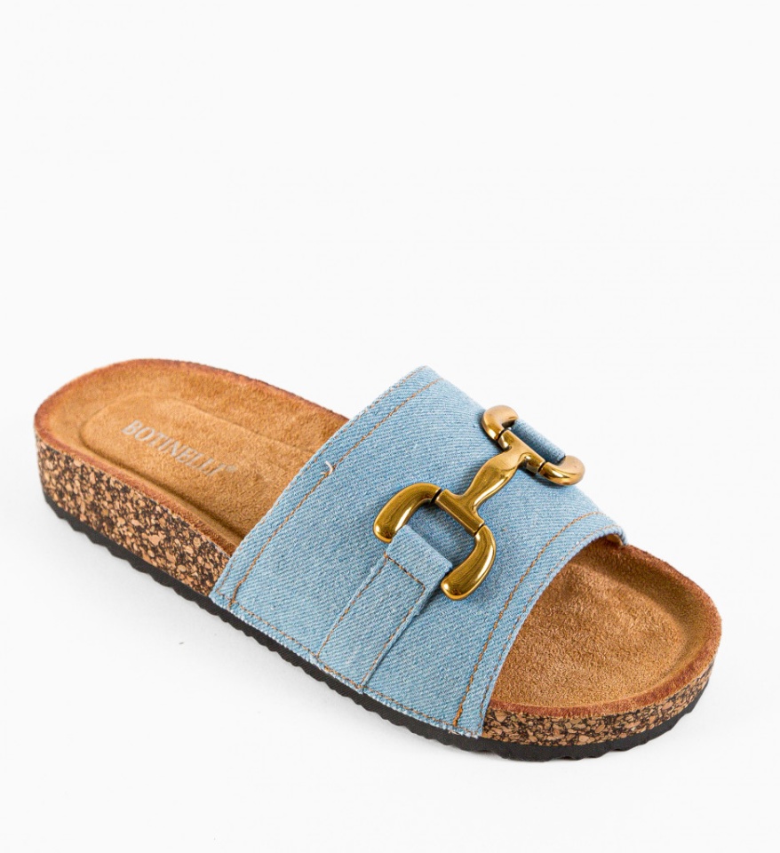 Papuci dama Sinclair Albastri - Img 6