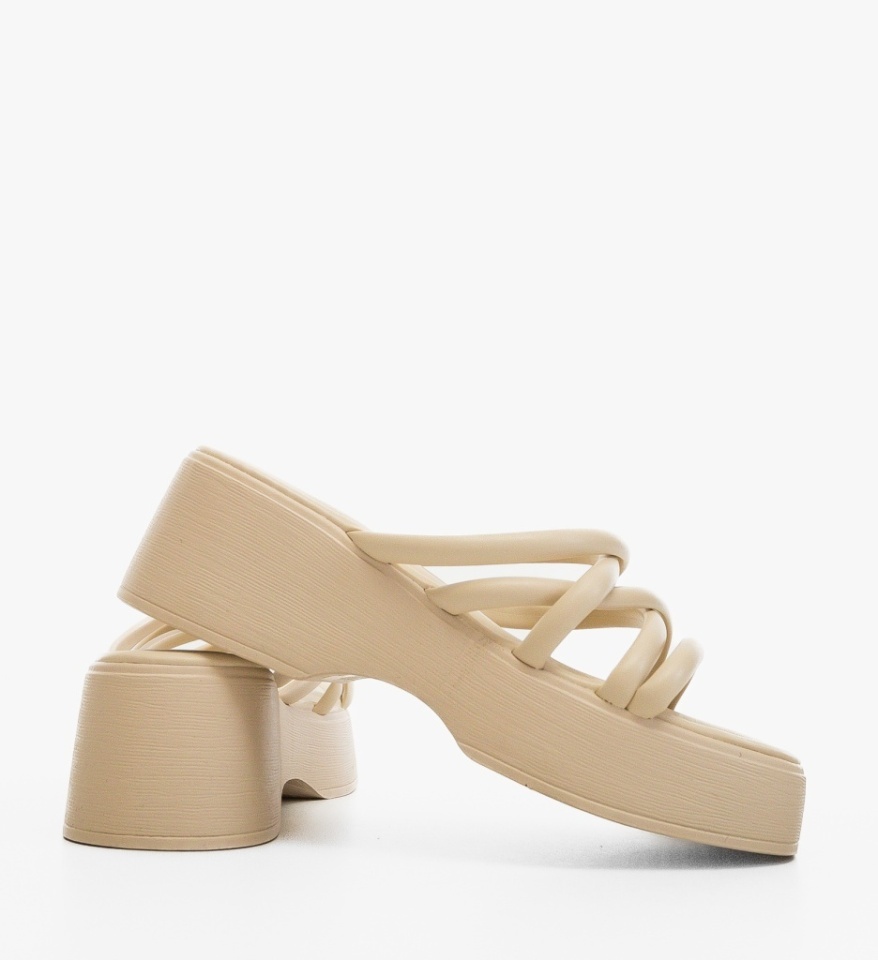 Platforme dama Dunn Bej - Img 2
