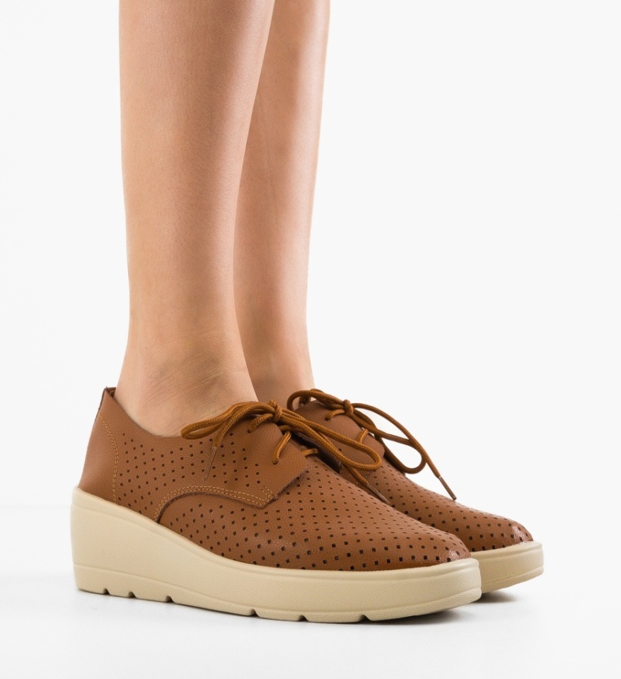 Platforme dama Mersonk Camel - Img 4