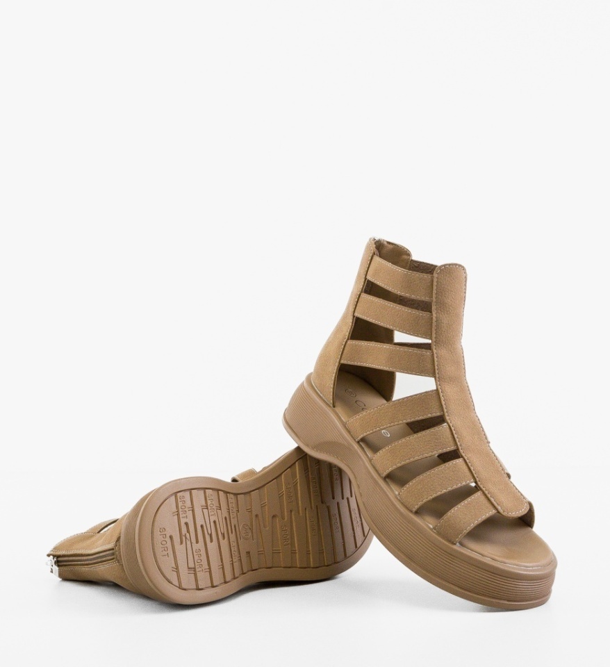 Sandale dama Budica Khaki - Img 3