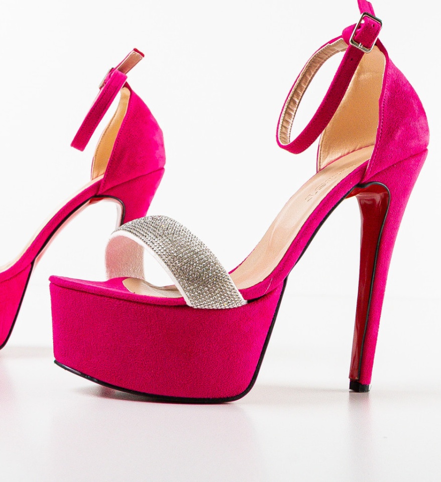 Sandale dama Gafak Fuchsia - Img 2