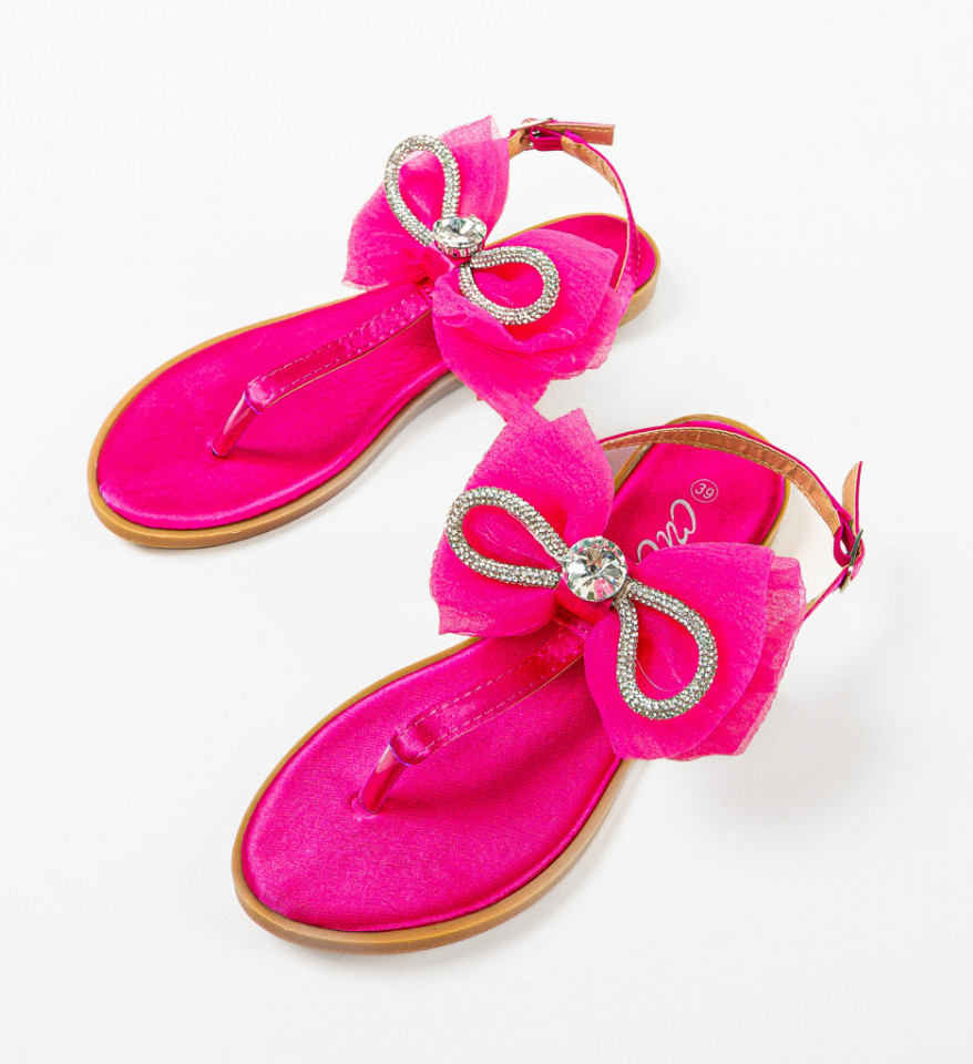 Sandale dama Jagienka Fuchsia - Img 2