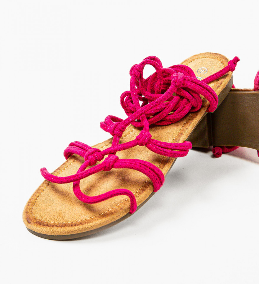 Sandale dama Noroke Fuchsia - Img 3