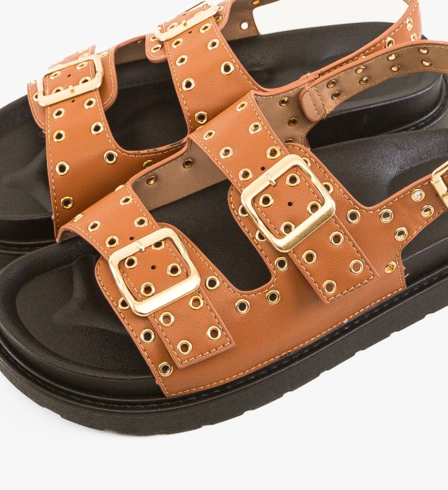 Sandale dama Rhea Camel - Img 2