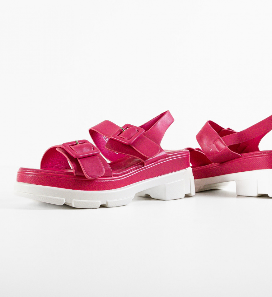 Sandale dama Robute Fuchsia - Img 3