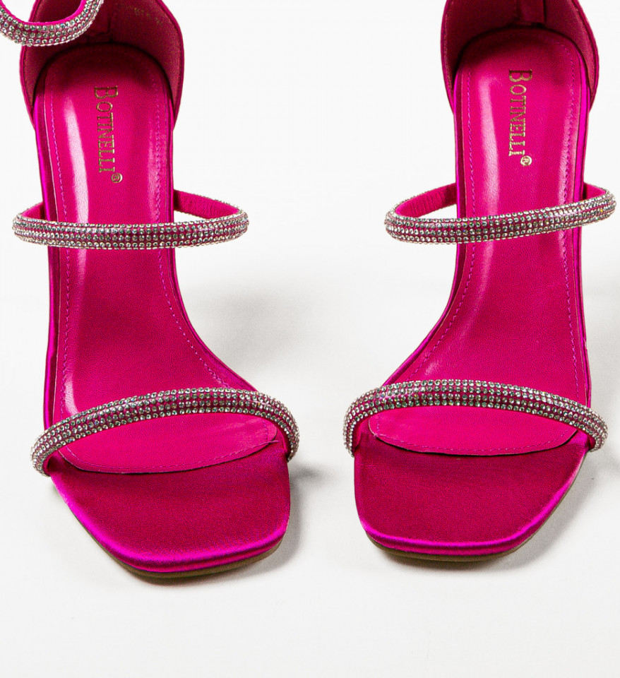 Sandale dama Teset Fuchsia - Img 2