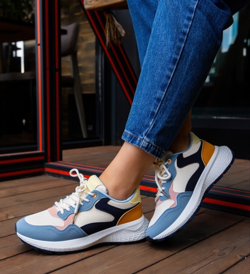 Sneakers dama Alina Albastri - Img 5