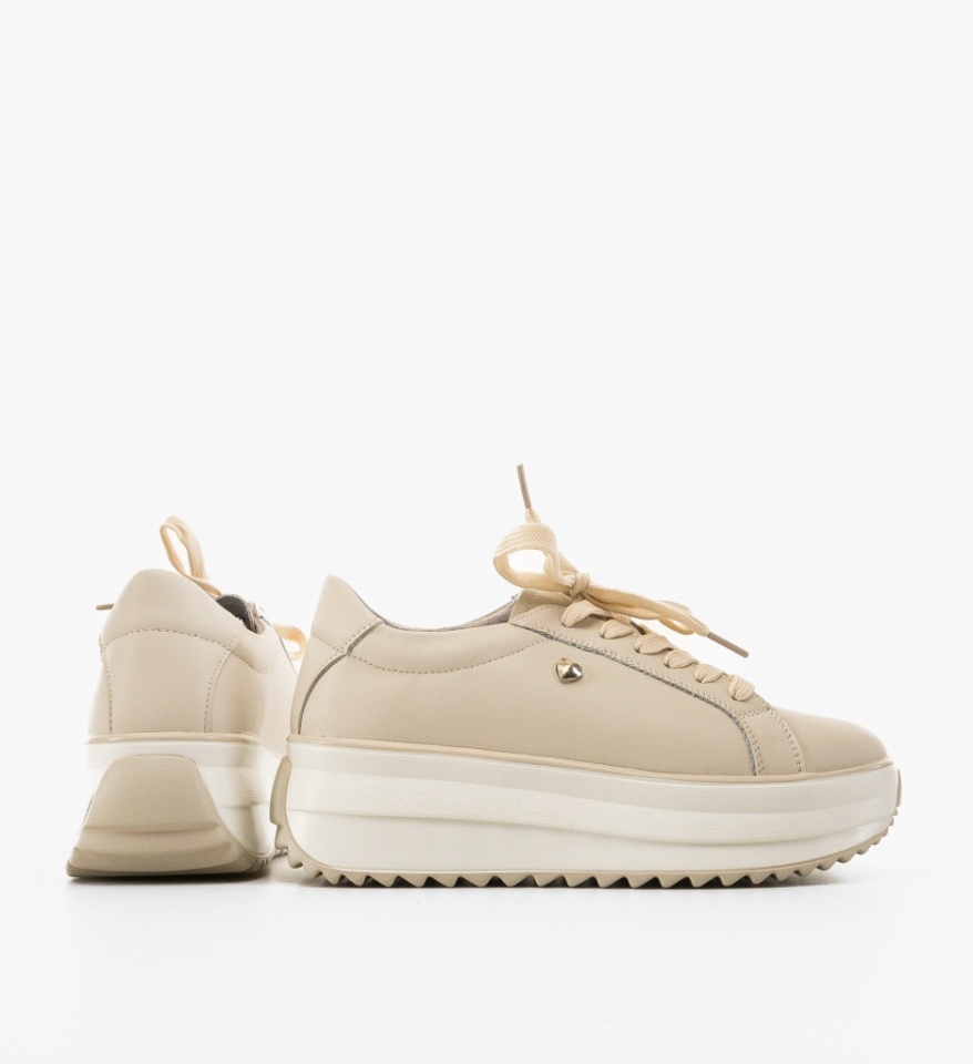 Sneakers dama Arioami Bej - Img 2