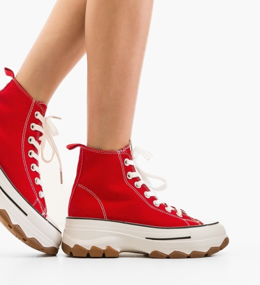 Sneakers dama Blait Rosii - Img 6