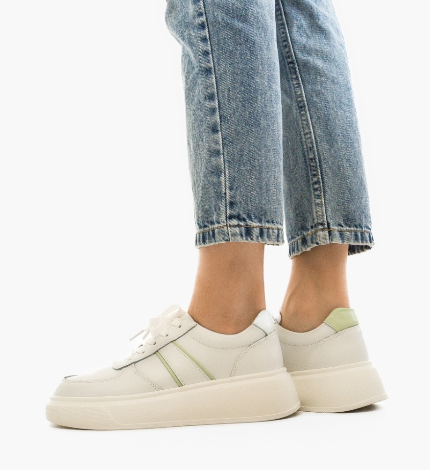 Sneakers Dama Briseis Albi 3 - Img 4
