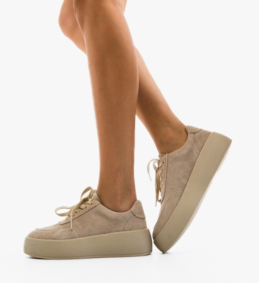 Sneakers dama Brittni Gri - Img 6