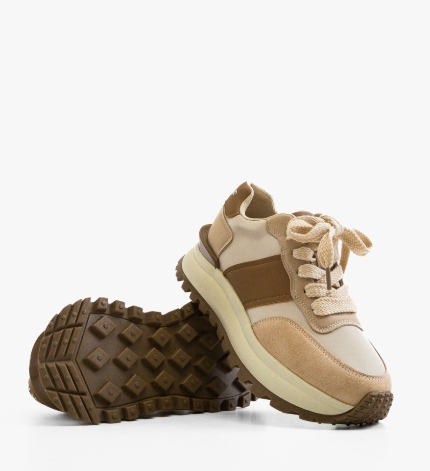 Sneakers dama Carof Khaki - Img 2