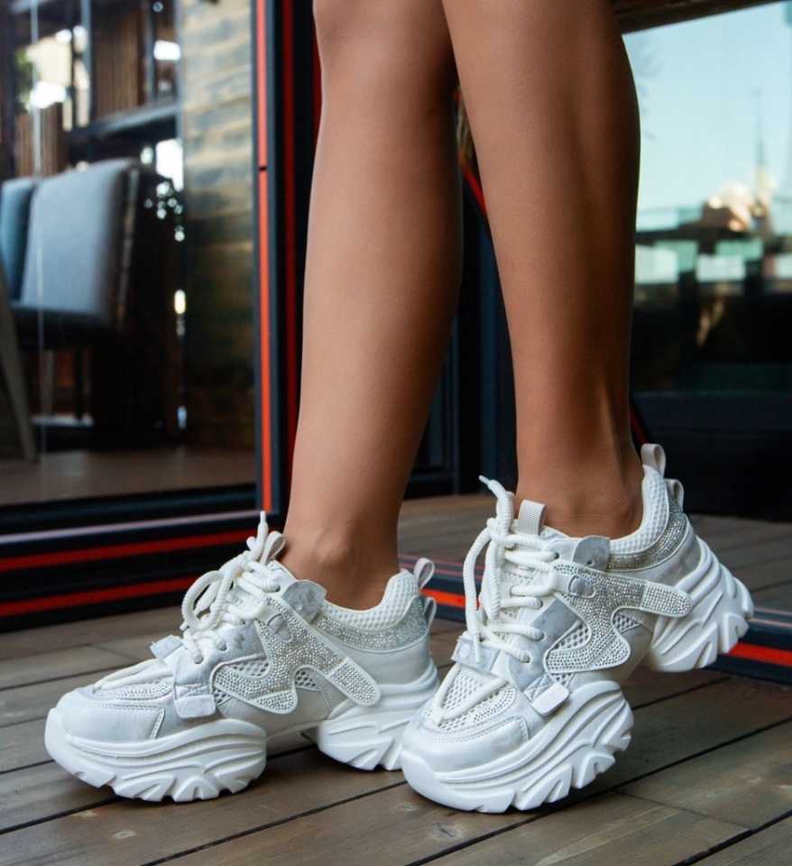 Sneakers dama Cream Albi - Img 4