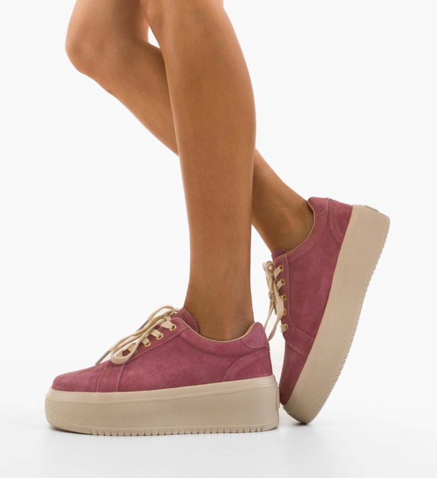 Sneakers dama Daravo Fuchsia - Img 5