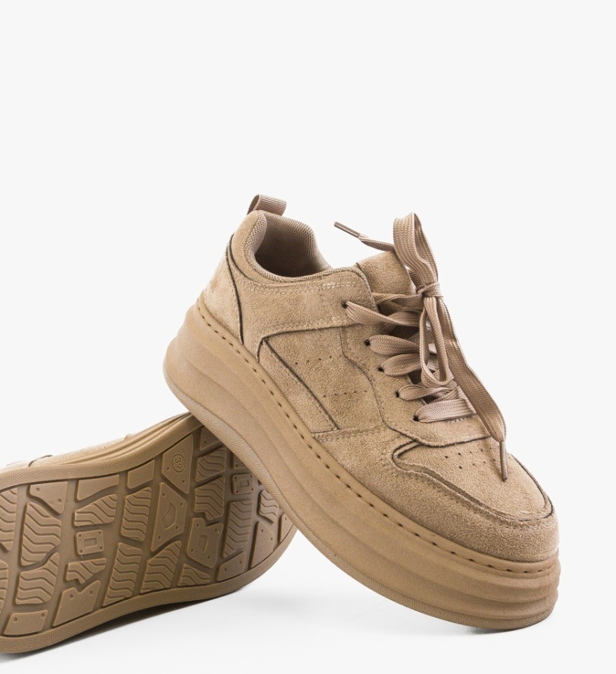 Sneakers dama Difoni Khaki - Img 2