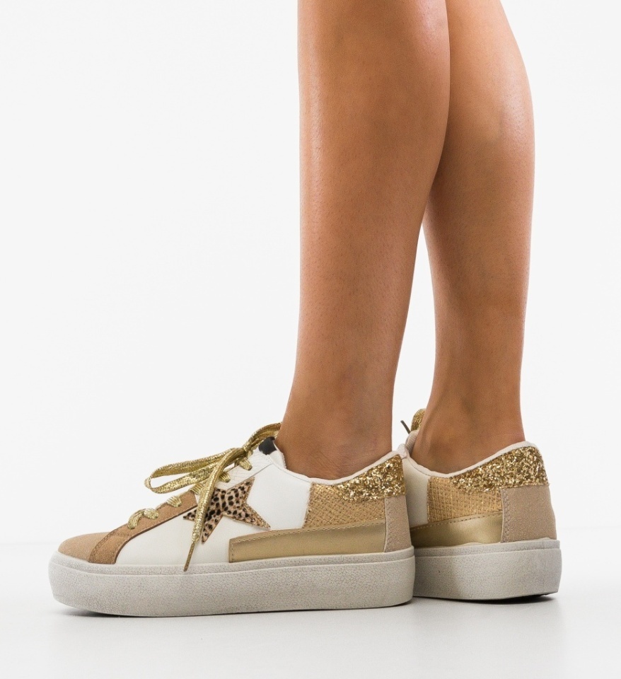 Sneakers dama Gaba Bej - Img 2