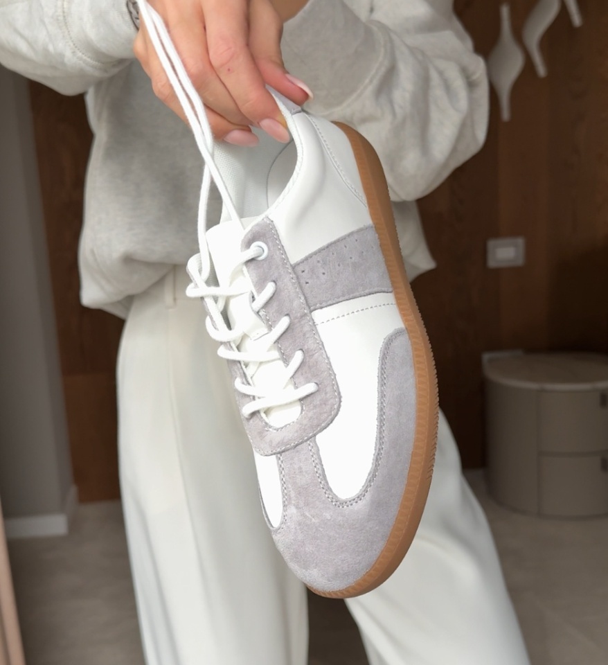 Sneakers dama Gazelle Gri - Img 8