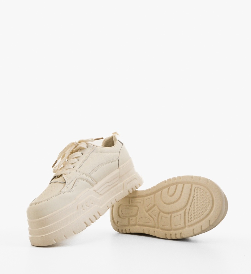 Sneakers dama Hift Bej - Img 2