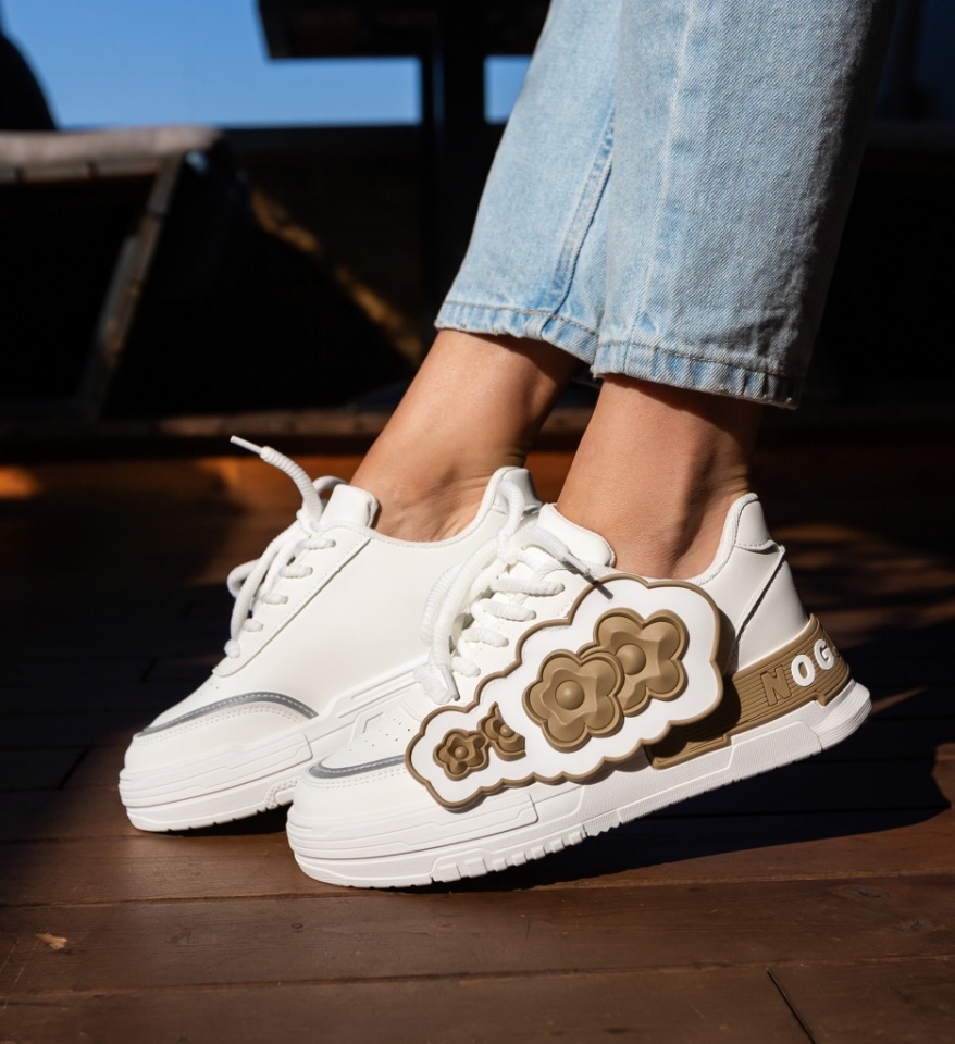 Sneakers dama Jan Khaki - Img 2