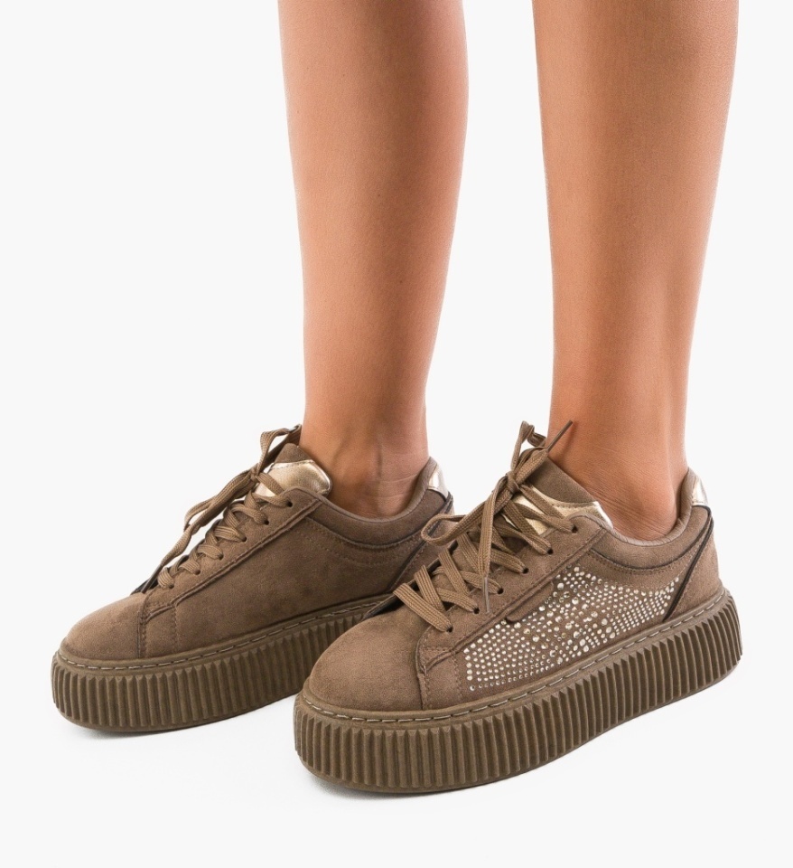 Sneakers dama Kare Khaki - Img 5