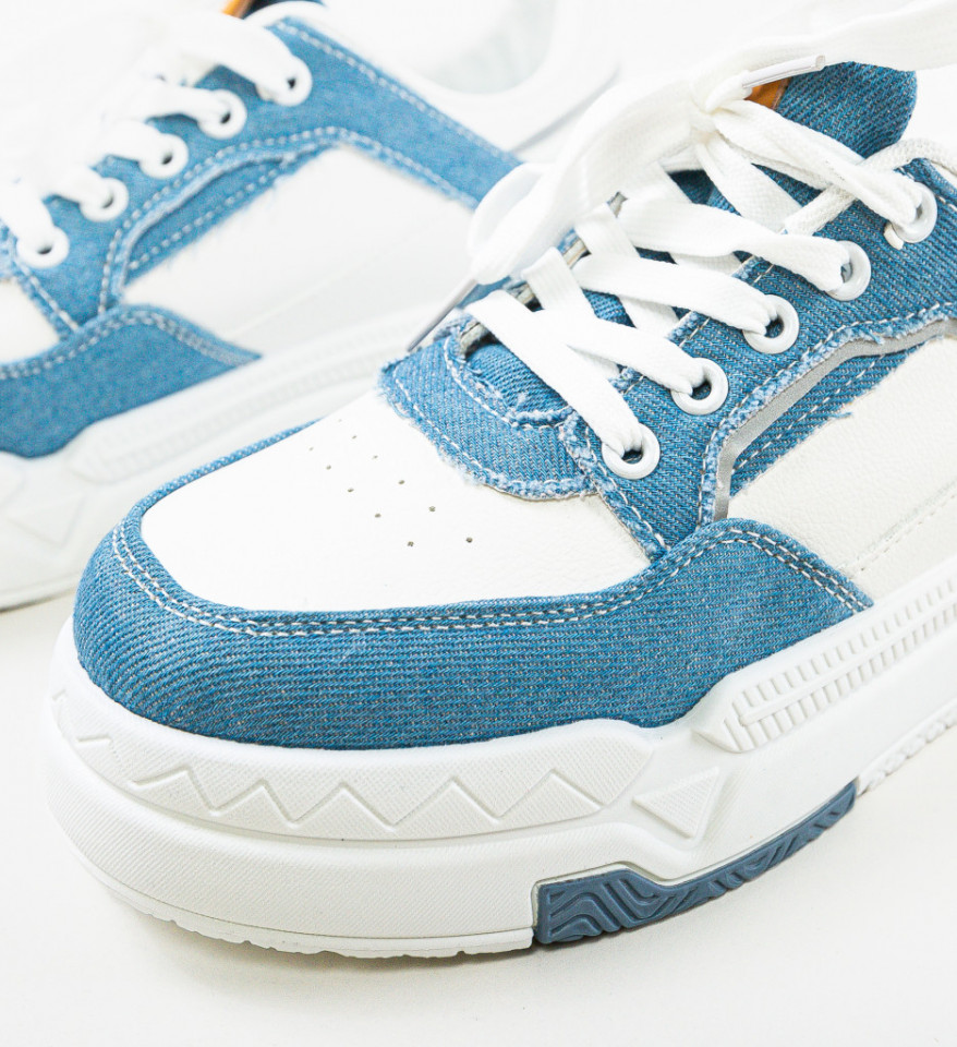 Sneakers dama Kryst Albastri - Img 3