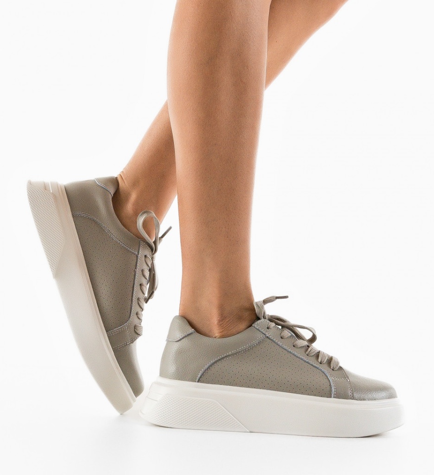 Sneakers dama Lenox Gri - Img 6