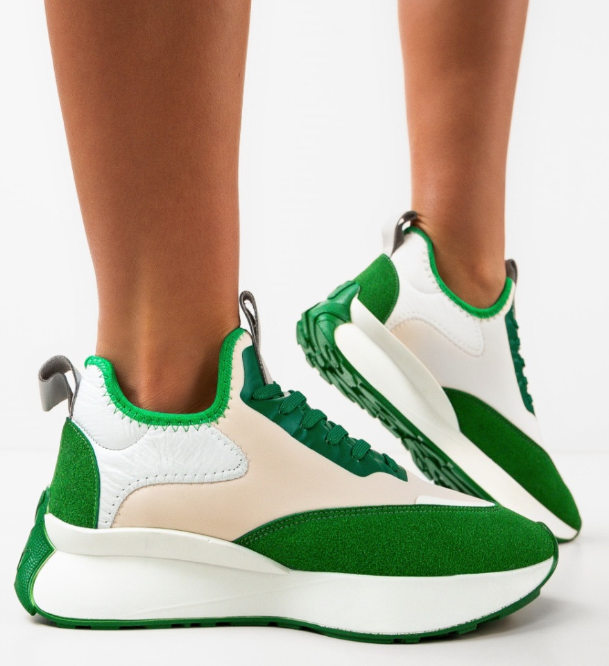 Sneakers dama Londan Verzi - Img 7