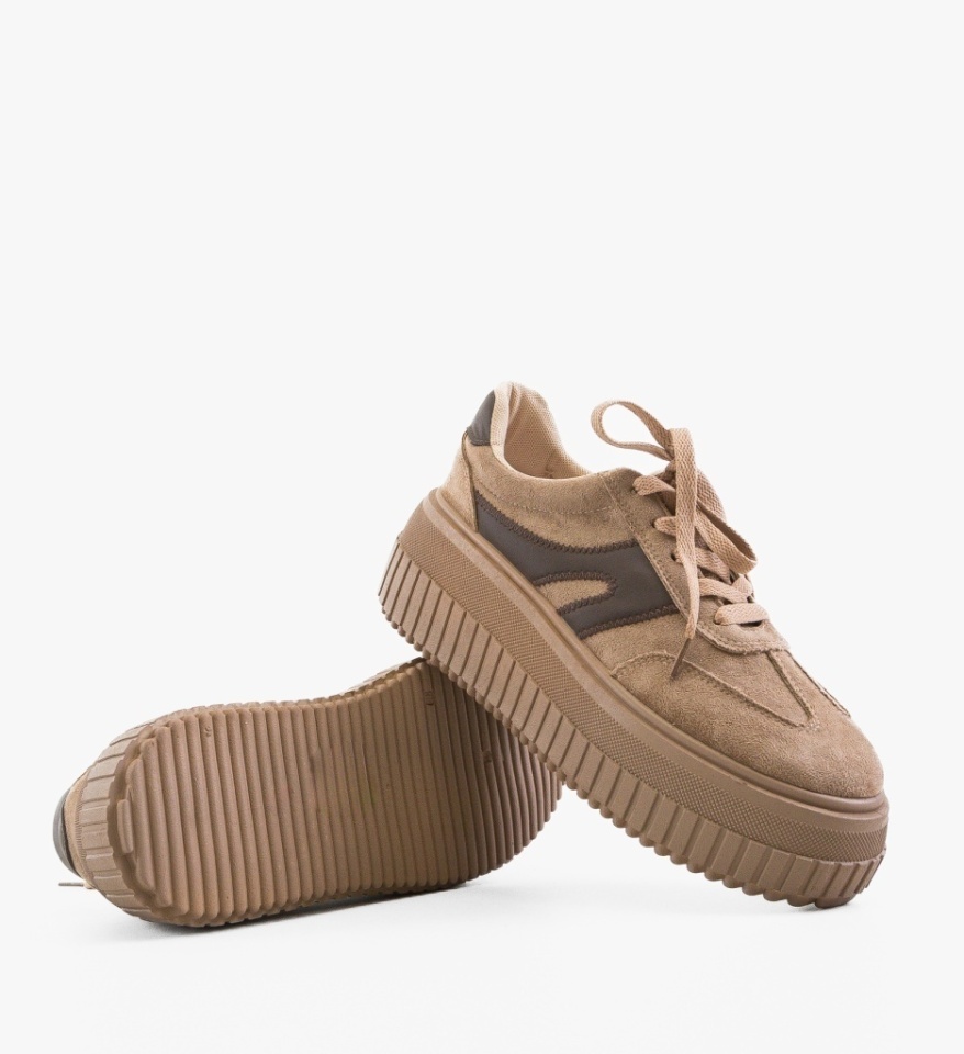 Sneakers dama Medra Khaki - Img 2