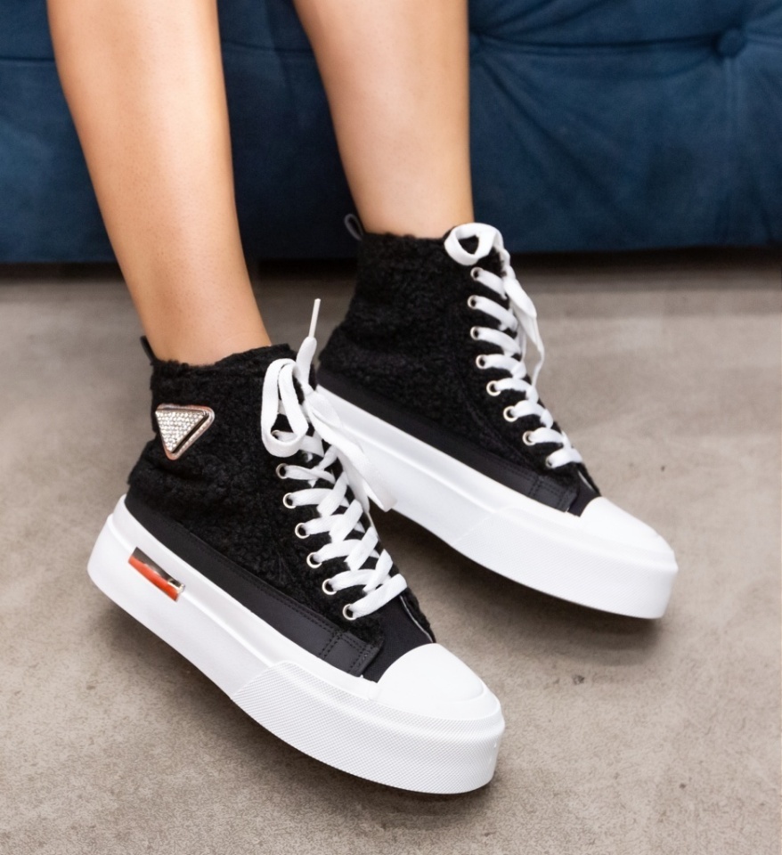 Sneakers dama Pakkle Negri - Img 3