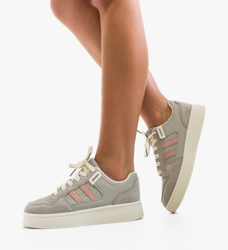 Sneakers dama Spring Gri - Img 6