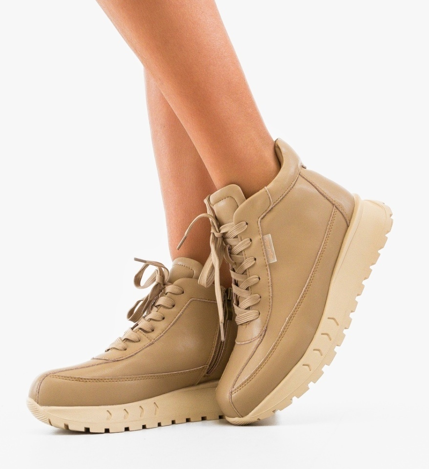 Sneakers dama Tek Khaki - Img 5