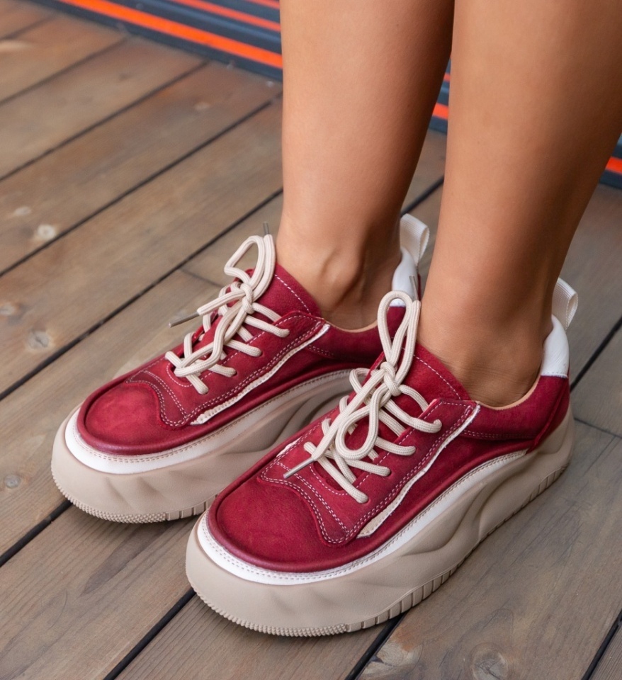 Sneakers dama Telem Rosii - Img 3