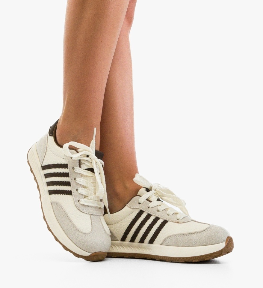 Sneakers dama Uffy Bej 2 - Img 2
