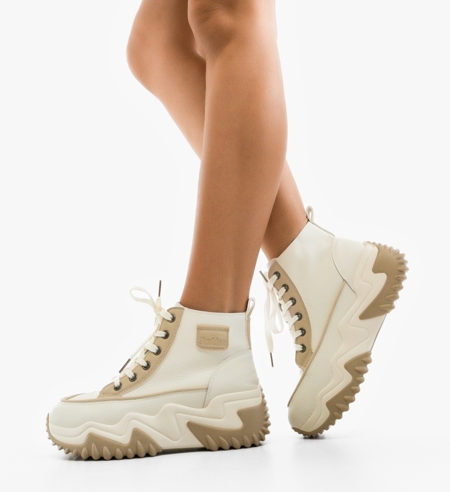 Sneakers dama Vevery Khaki - Img 2