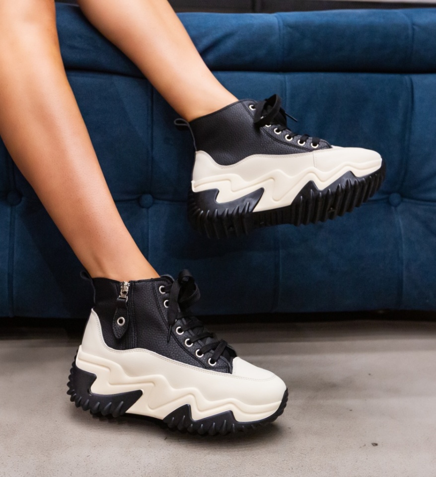 Sneakers dama Yevro Negri - Img 3