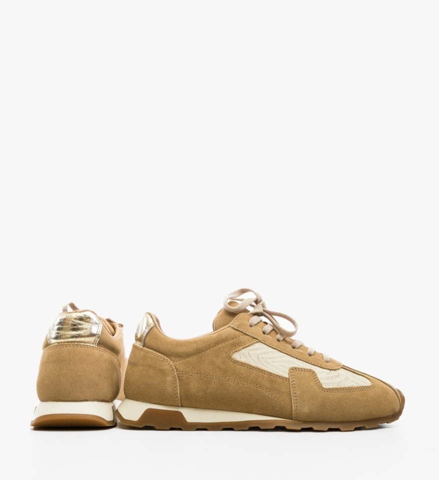 Sneakersi dama dama Leos Bej - Img 3