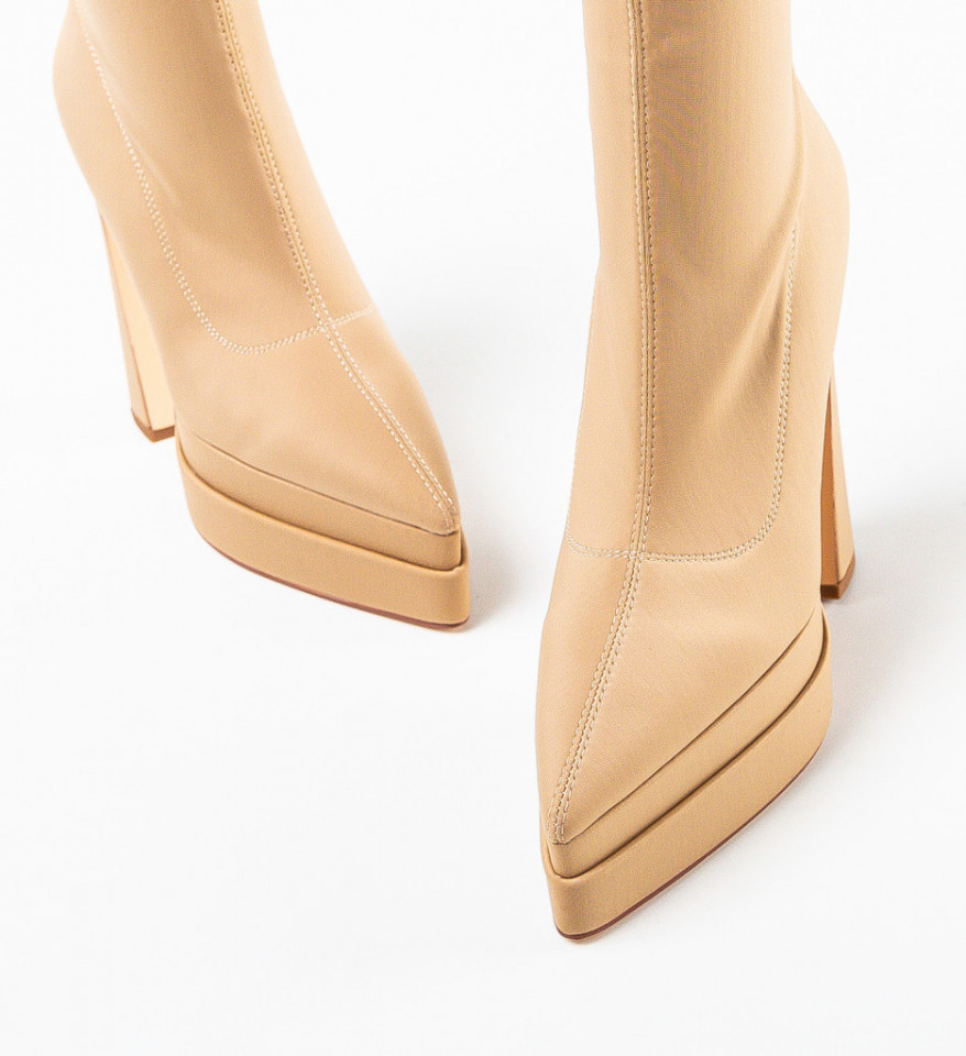 Botine dama Bhumi Bej - Img 2