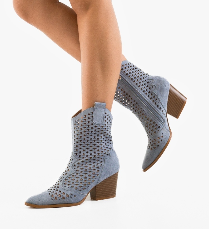 Botine dama Cameron Albastre - Img 4