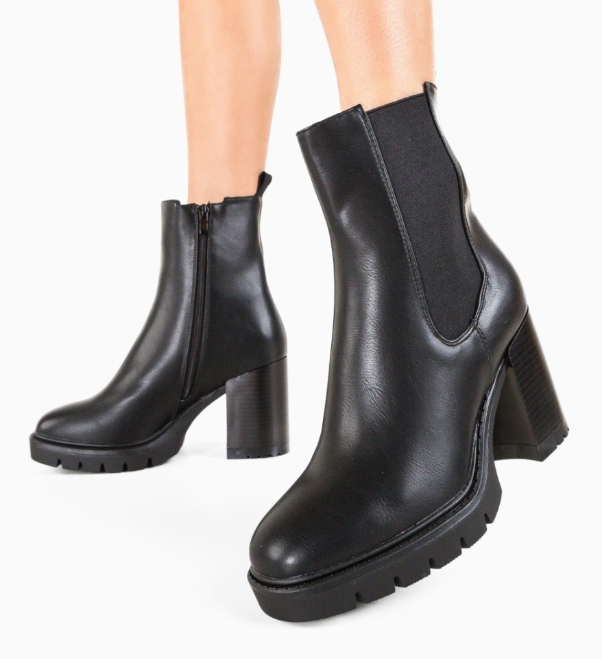 Botine dama Gideon Negre 2 - Img 4