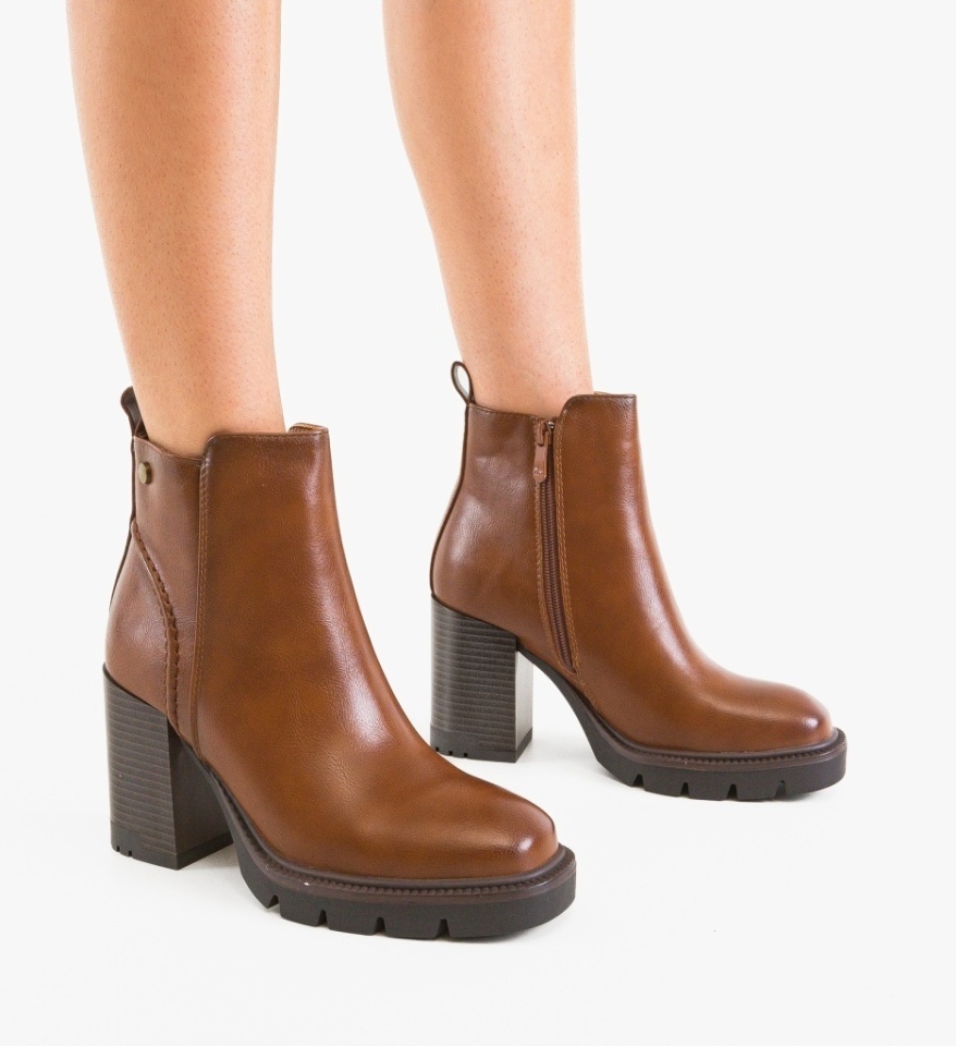 Botine dama Lowri Camel - Img 3