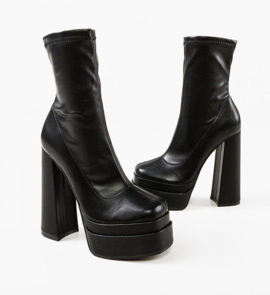 Botine dama Platouy Negre - Img 4