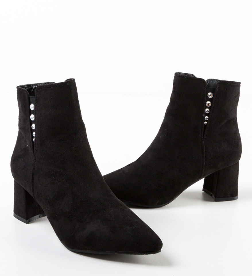 Botine dama Rezaq Negre - Img 12
