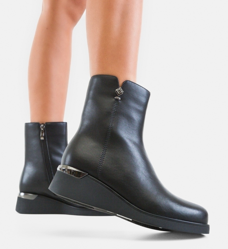 Botine dama Simina Negre 2 - Img 6