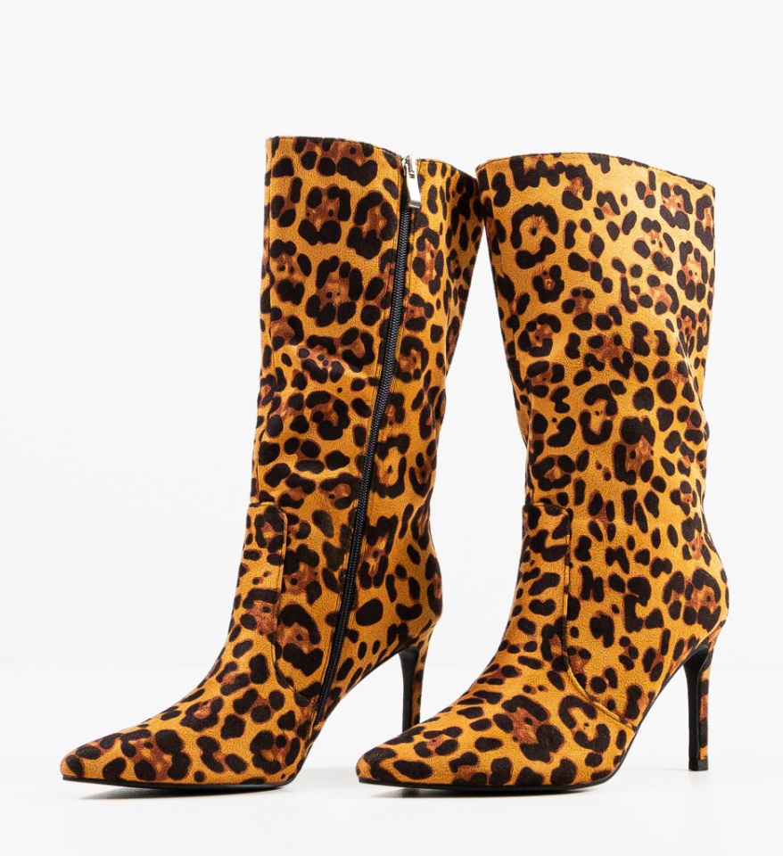 Cizme dama Kiefer Animal Print - Img 2