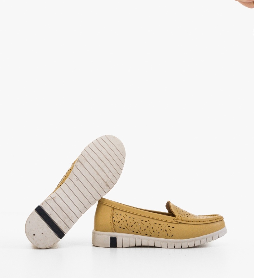 Espadrile dama Skrell Galbene - Img 4