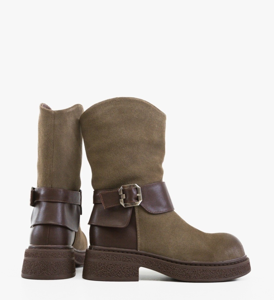 Ghete dama Opal Khaki - Img 3