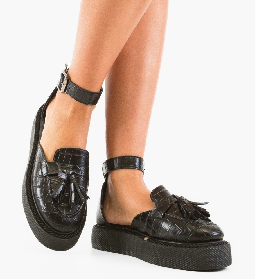 Pantofi Casual Aklin Negri - Img 6