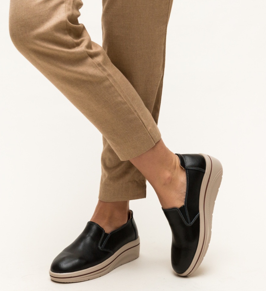 Pantofi Casual Alpino Negri - Img 10
